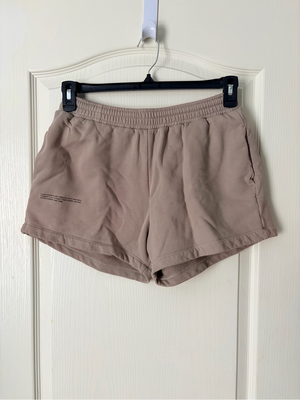 Pangaia Unisex 365 Midweight shorts, stone, large - Picture 5 of 15